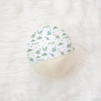 Dino Baby Knotted Gown - BOY