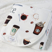 Coffee Lover Mom Blanket – Personalized Soft Cozy Throw for Moms & Grandmas