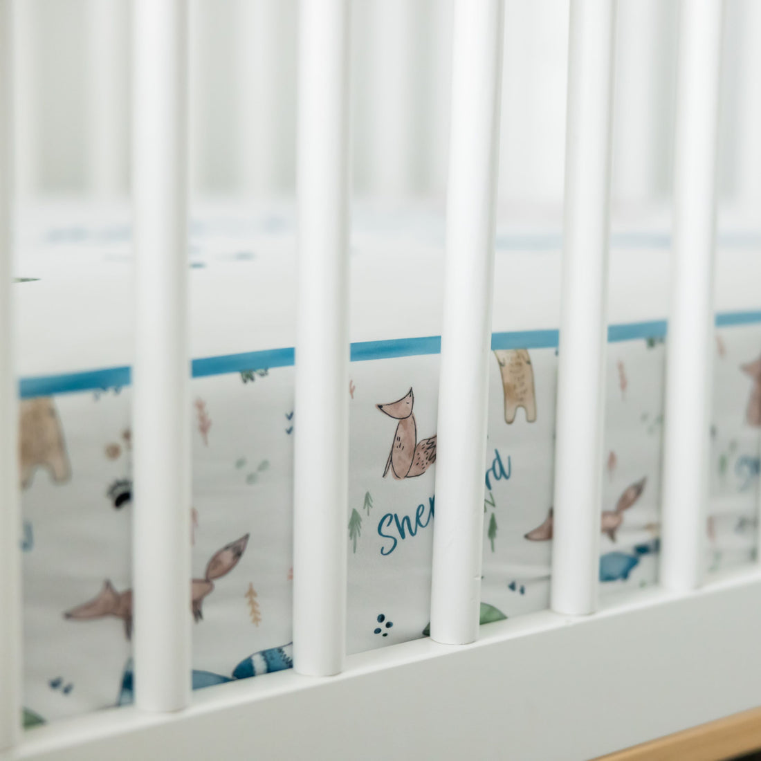 Forest PlayPersonalized Custom Crib Sheet