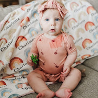 Rainbow Neutral Baby Deluxe Blanket