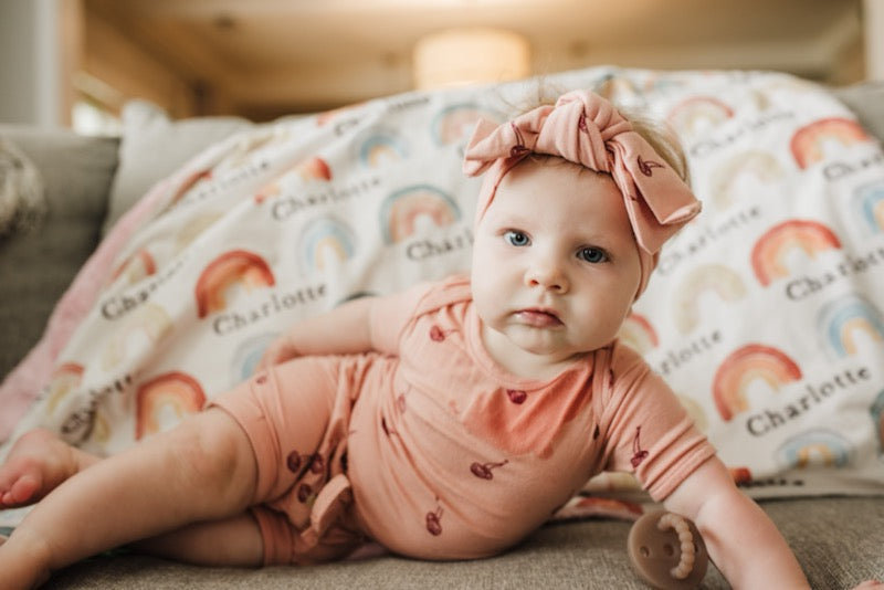 Rainbow Neutral Baby Deluxe Blanket