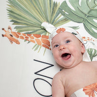 Geoffery Giraffe Personalized Custom Crib Sheet