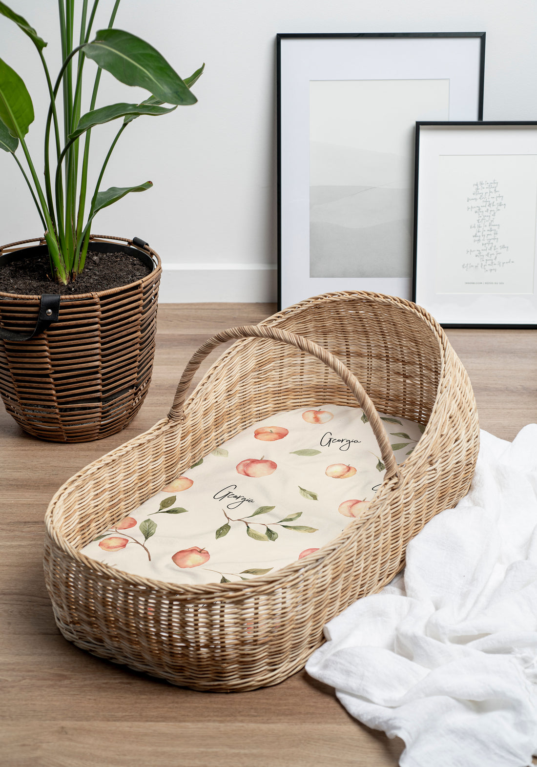 Georgia Peach Bassinet Sheet
