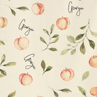 Georgia Peach Knotted Baby Gown