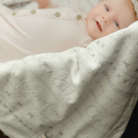 Gray Mudcloth Baby Deluxe Blanket
