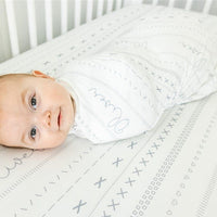 Gray Personalized Baby Swadde Blanket Name Blanket For Boy Or Girl A Great Baby