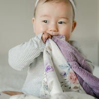 Crystal Jean Lavender Baby Deluxe Blanket
