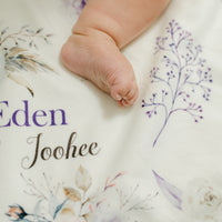 Crystal Jean Lavender Baby Deluxe Blanket