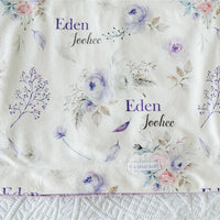 Crystal Jean Lavender Baby Deluxe Blanket