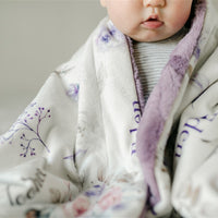 Crystal Jean Lavender Baby Deluxe Blanket