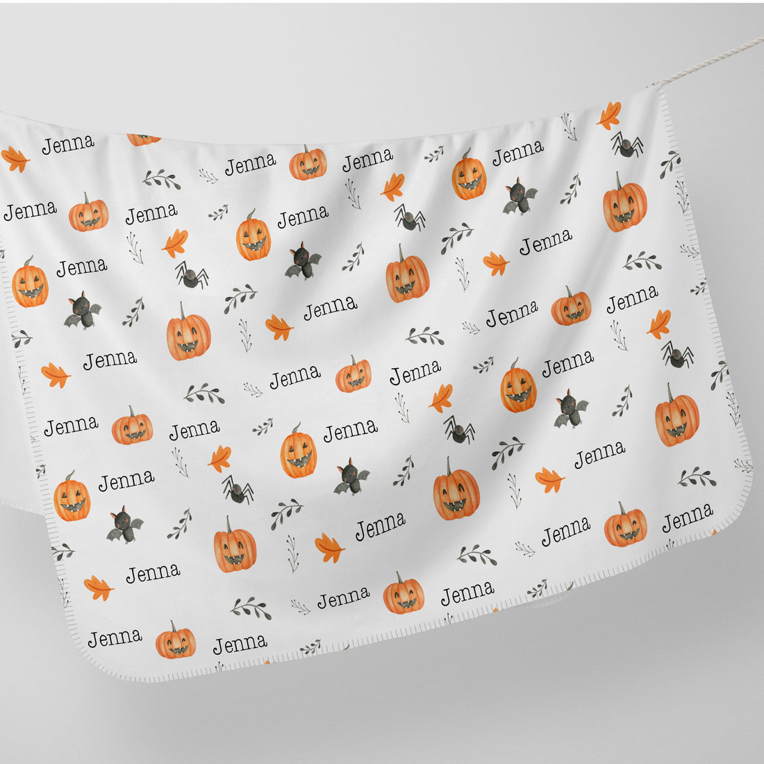Halloween Stretchy Swaddle - Personalized Baby Swaddle Blanket | Soft Polyester Wrap