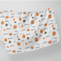 Halloween Stretchy Swaddle - Personalized Baby Swaddle Blanket | Soft Polyester Wrap