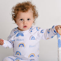 Matching Hanukkah Pajamas