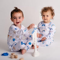 Matching Hanukkah Pajamas