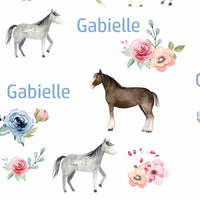 Horse Pajamas - Short or Long Sleeve (3 months to kids 14)