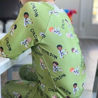Karate Pajamas  - Short or Long Sleeve (3 months to kids 14)