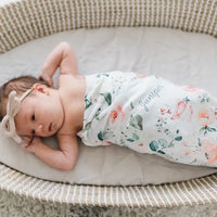 Rosie Posie Stretchy Swaddle