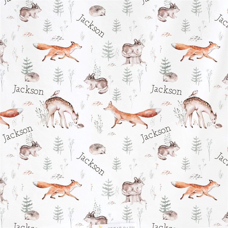 James' Forest Knotted Baby Gown