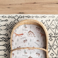 James' Forest Bassinet Sheet