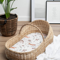 James' Forest Bassinet Sheet