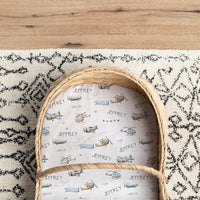 Jeff the Pilot Bassinet Sheet