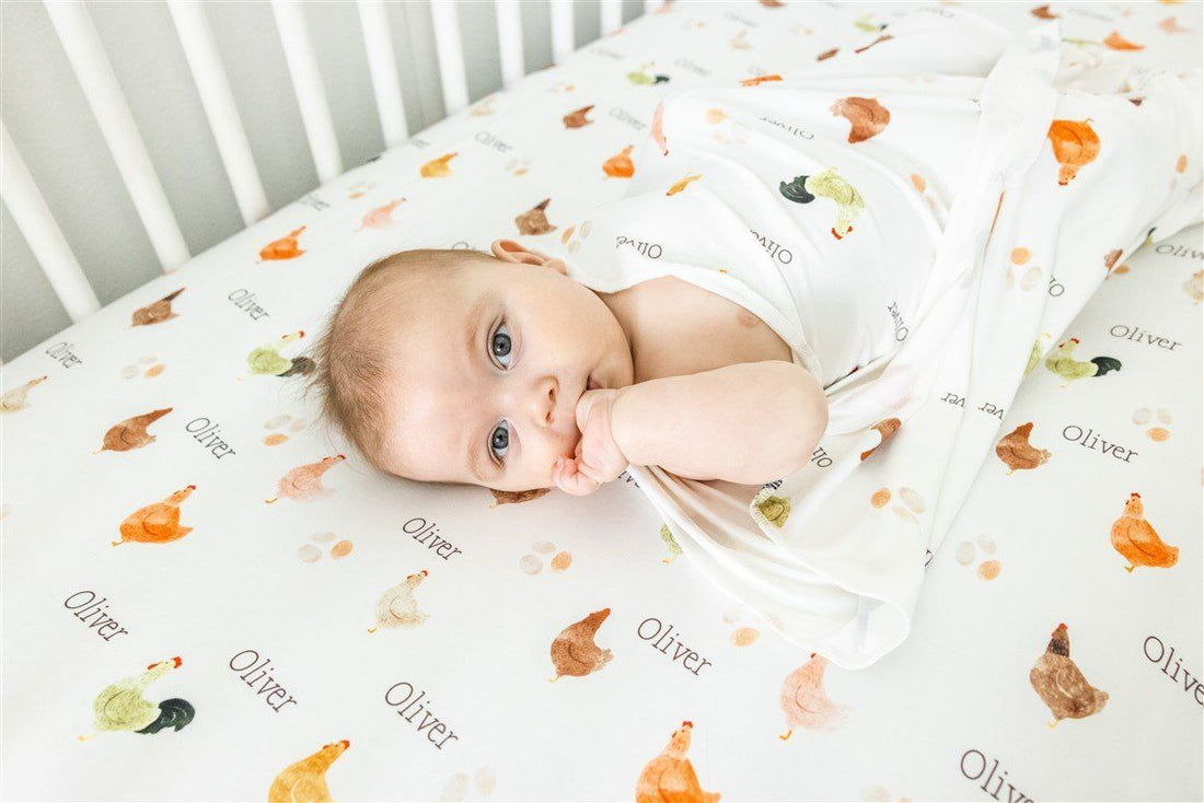 Julie's Chicken Coop Crib Sheet