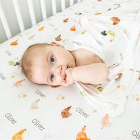 Julie's Chicken Coop Crib Sheet