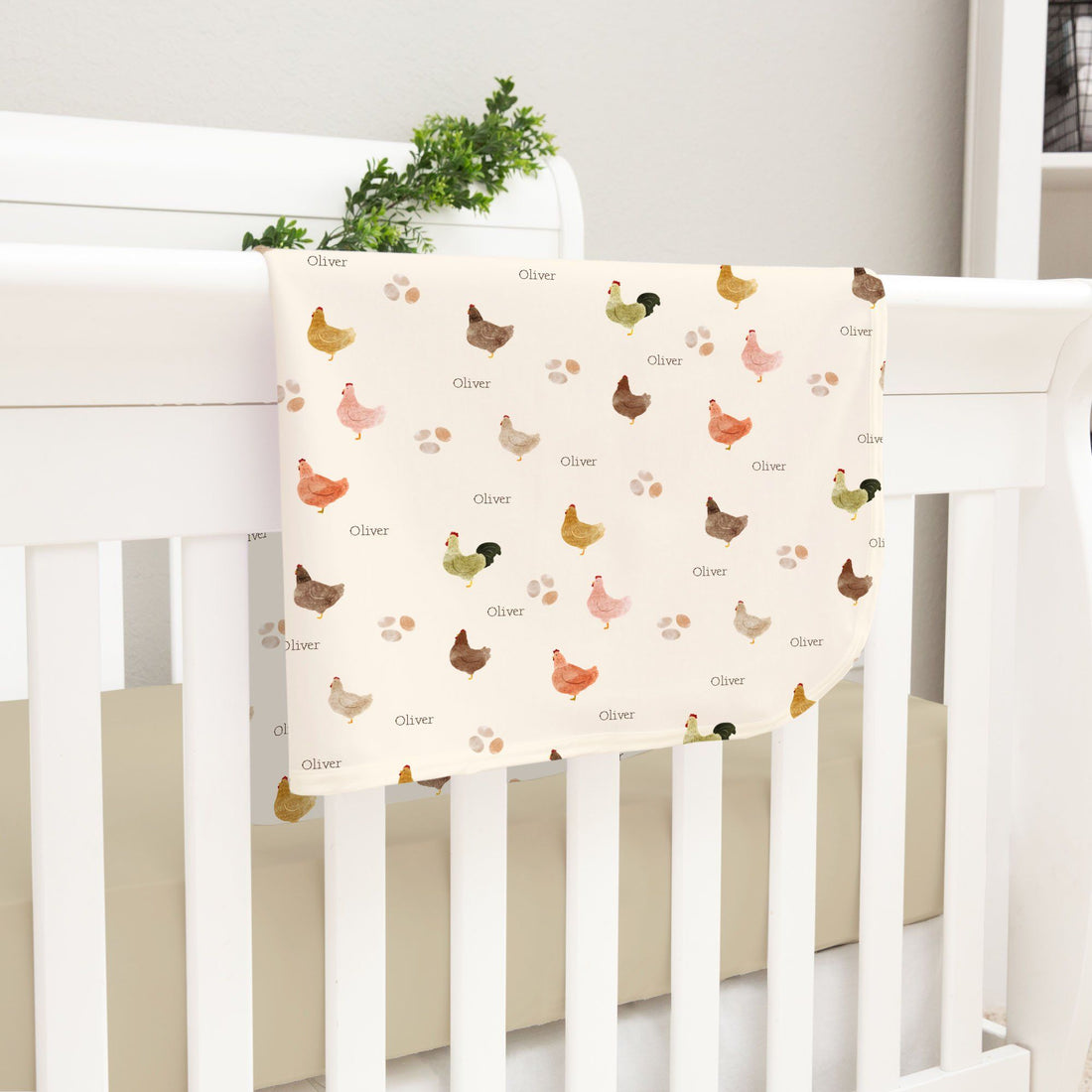 Personalized Baby Blanket | Custom Name Satin Trim Edges - Luxurious Soft Swaddle