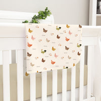 Personalized Baby Blanket | Custom Name Satin Trim Edges - Luxurious Soft Swaddle