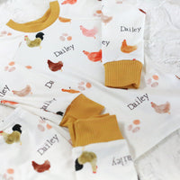 Julie's Chicken Coop - Short or Long Sleeve (3 months to kids 14)