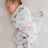 Rosie Posie Stretchy Swaddle