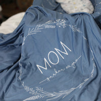 Camden Smokey Blue Mom Blanket