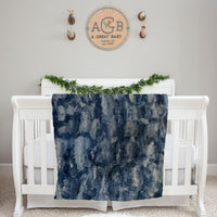 Patriotic Puppy Baby Deluxe Blanket