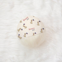 Patriotic Puppy Knotted Baby Gown