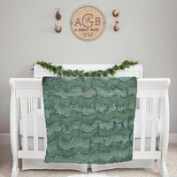 Patti's Fall Floral Baby Deluxe Blanket