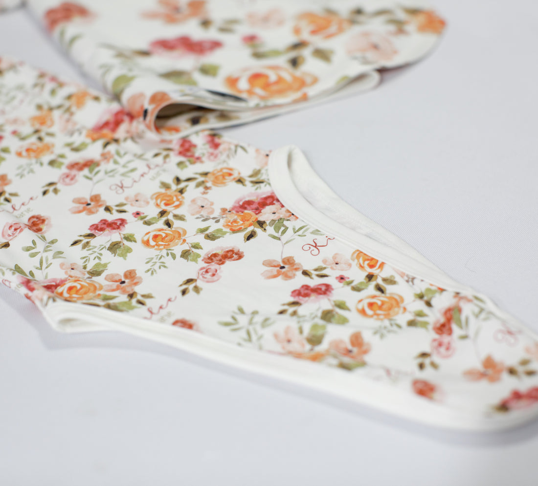 Patti's Fall Floral Knotted Baby Gown