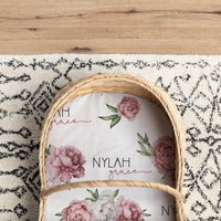 Jessica Floral Bassinet Sheet