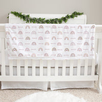 Pink Rainbows Baby Deluxe Blanket