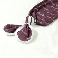 Camden Plum Perfect Knotted Baby Gown