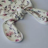 Plum Perfect Knotted Baby Gown