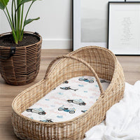 Police Hero Girl Bassinet Sheet