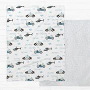 Police Hero Minky Deluxe Throw