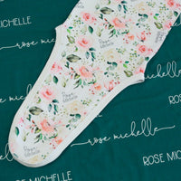 Rosie Posie Floral Knotted Baby Gown