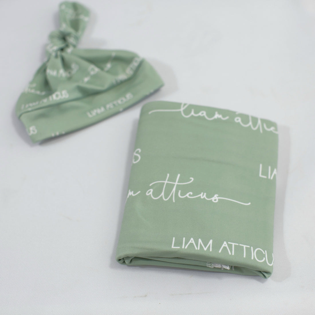 Camden Sassy Sage Stretchy Swaddle