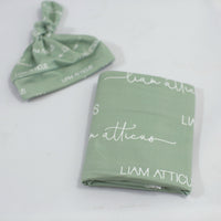 Camden Sassy Sage Stretchy Swaddle
