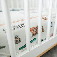 National Parks Theme Custom Personalized Crib Sheet Crib Sheet