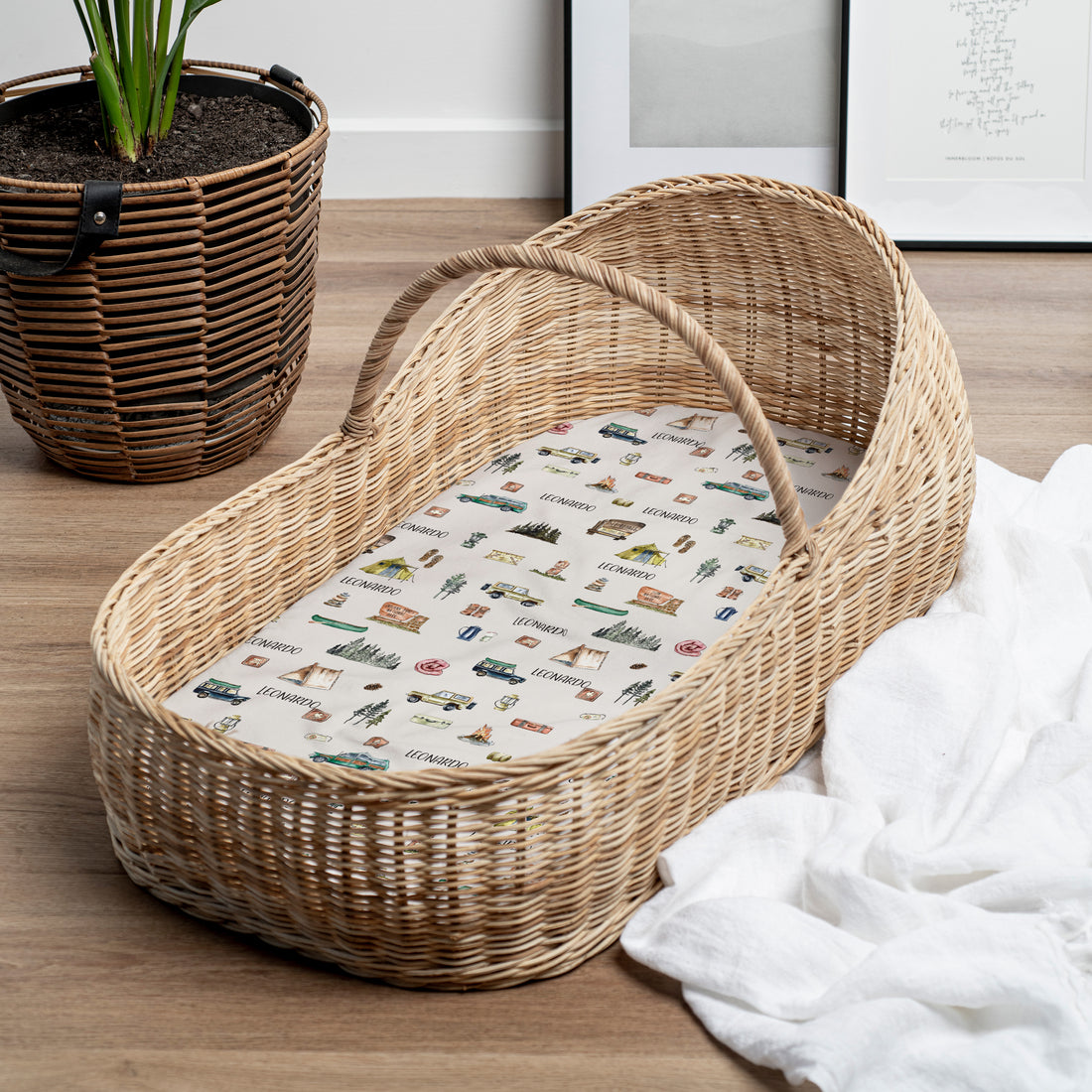 National Parks Bassinet Sheet