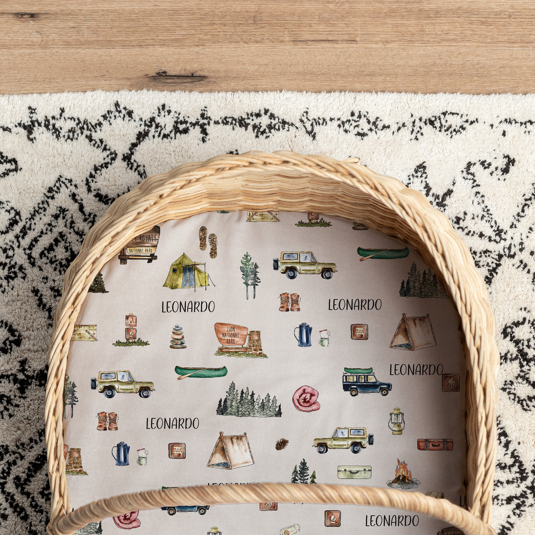 National Parks Bassinet Sheet
