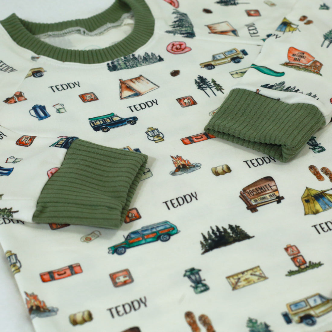 National Parks Pajamas  - Short or Long Sleeve (3 months to kids 14)