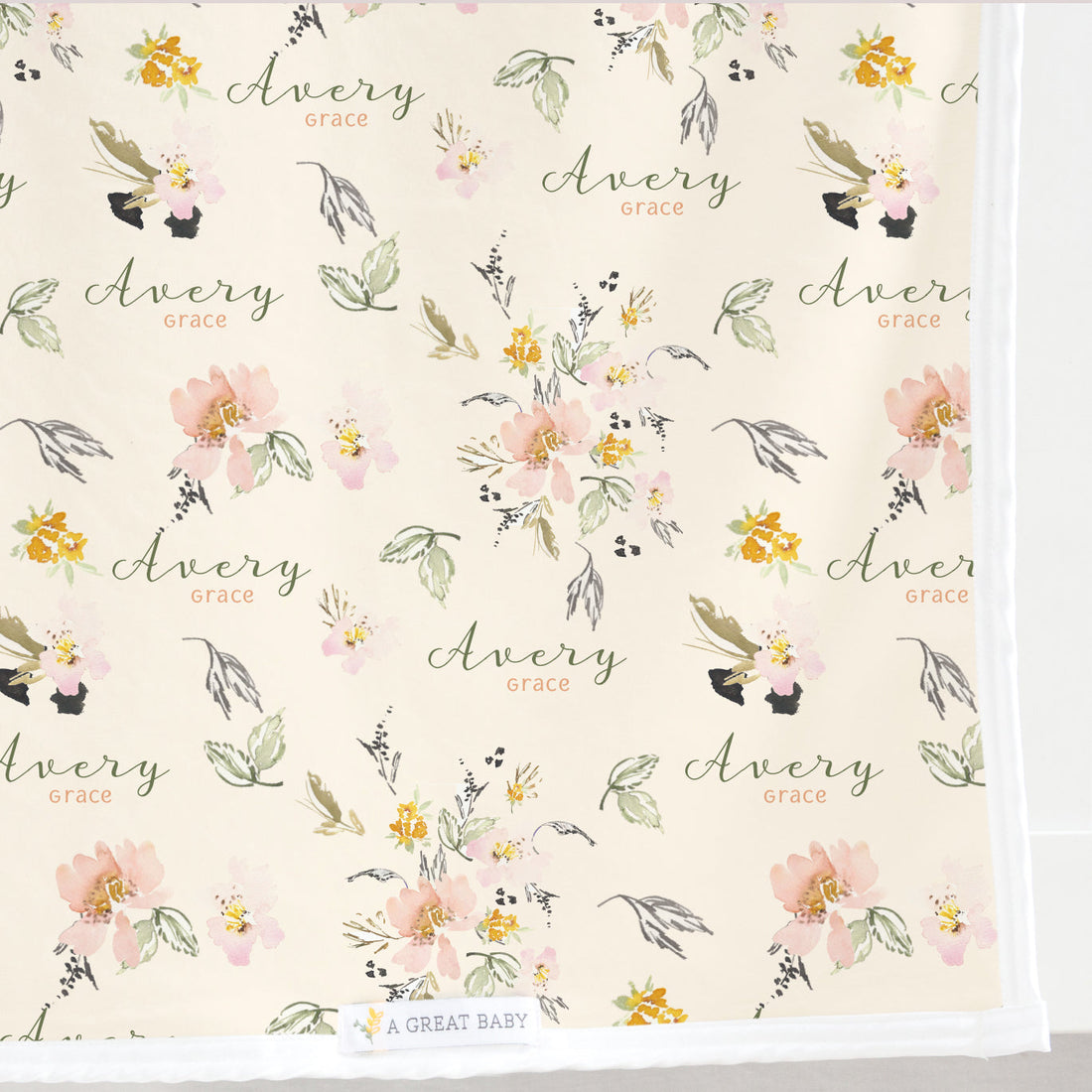 Sidney Alexandra Floral Knotted Baby Gown